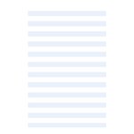 Horizontal Stripes - White and Pastel Blue Shower Curtain 48  x 72  (Small)