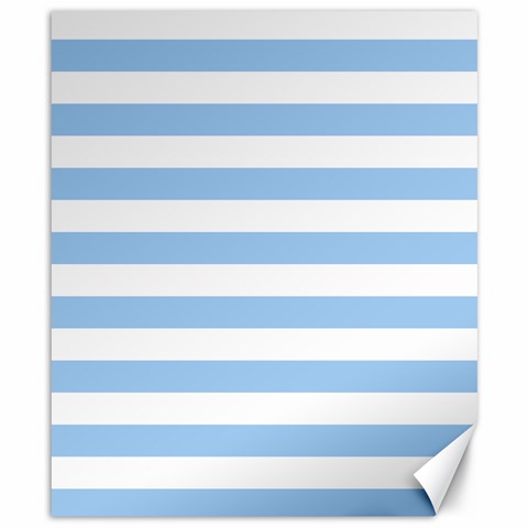 Horizontal Stripes 8.15 x9.66  Canvas - 1