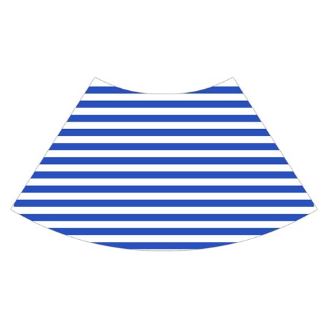 Horizontal Stripes Skirt Back