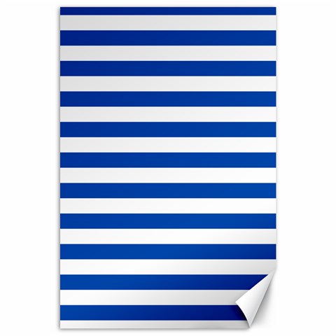 Horizontal Stripes 23.35 x34.74  Canvas - 1