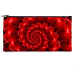 Glossy Red Spiral Fractal Pencil Case