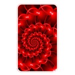 Glossy Red Spiral Fractal Memory Card Reader (Rectangular)