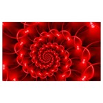 Glossy Red Spiral Fractal Samsung Note 4 Hardshell Back Case