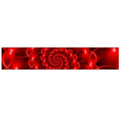 Glossy Red Spiral Fractal Flano Scarf (Large) from ArtsNow.com Front