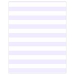 Horizontal Stripes - White and Pastel Violet Drawstring Bag (Small)