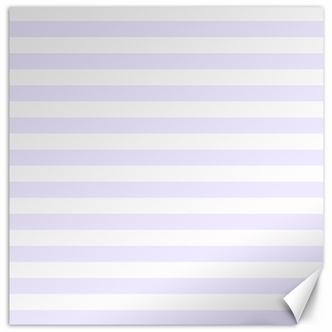 Horizontal Stripes 11.4 x11.56  Canvas - 1