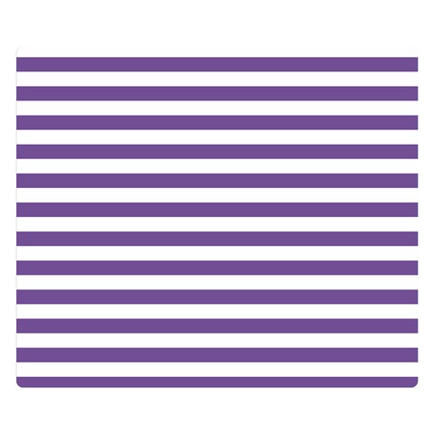 Horizontal Stripes 50 x40  Blanket Back