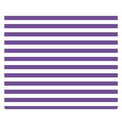 Horizontal Stripes 50 x40  Blanket Back