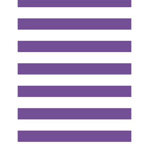 Horizontal Stripes 4.125 x5.5  Memopad