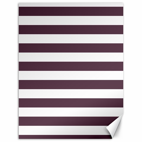 Horizontal Stripes 11.86 x15.41  Canvas - 1