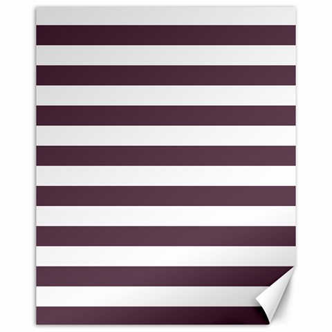 Horizontal Stripes 15.75 x19.29  Canvas - 1