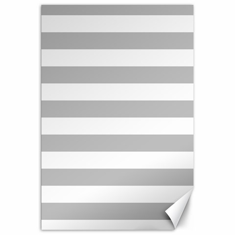 Horizontal Stripes 19.62 x28.9  Canvas - 1