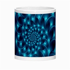 Glossy Light Blue Spiral Fractal Morph Mug from ArtsNow.com Center