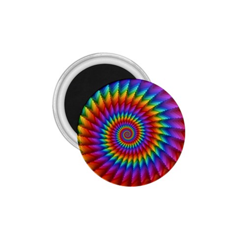 Psychedelic Rainbow Spiral 1.75  Magnet from ArtsNow.com Front