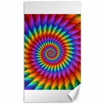 Psychedelic Rainbow Spiral Canvas 40  x 72 