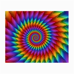 Psychedelic Rainbow Spiral Small Glasses Cloth (2 Sides) from ArtsNow.com Front