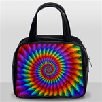 Psychedelic Rainbow Spiral Classic Handbag (Two Sides)