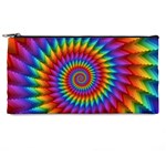 Psychedelic Rainbow Spiral Pencil Case