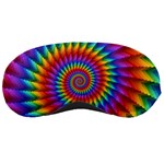 Psychedelic Rainbow Spiral Sleeping Mask