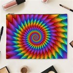 Psychedelic Rainbow Spiral Cosmetic Bag (XL)