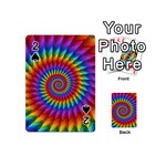 Psychedelic Rainbow Spiral Playing Cards 54 (Mini)