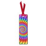 Psychedelic Rainbow Spiral Small Book Mark