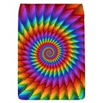 Psychedelic Rainbow Spiral Removable Flap Cover (L)