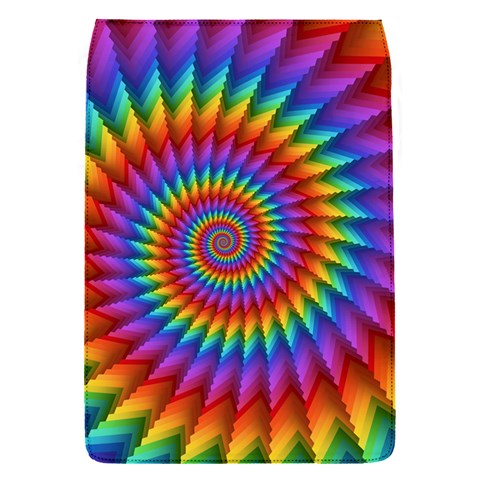 Psychedelic Rainbow Spiral Removable Flap Cover (S) from ArtsNow.com Front