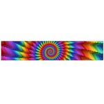 Psychedelic Rainbow Spiral Flano Scarf (Large)