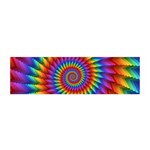 Psychedelic Rainbow Spiral Satin Scarf (Oblong)