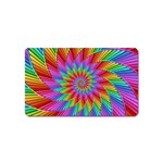 Psychedelic Rainbow Spiral Magnet (Name Card)