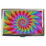 Psychedelic Rainbow Spiral Cigarette Money Case