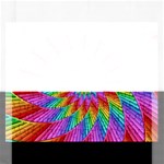 Psychedelic Rainbow Spiral Jigsaw Puzzle (Rectangular)