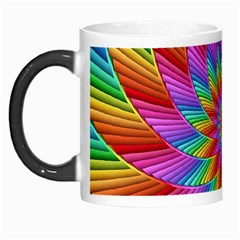 Psychedelic Rainbow Spiral Morph Mug from ArtsNow.com Left