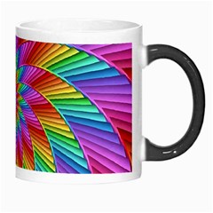 Psychedelic Rainbow Spiral Morph Mug from ArtsNow.com Right