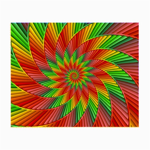 Psychedelic Rainbow Spiral Small Glasses Cloth from ArtsNow.com Front