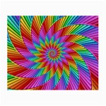 Psychedelic Rainbow Spiral Small Glasses Cloth