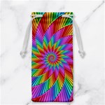 Psychedelic Rainbow Spiral Jewelry Bag