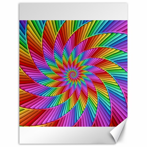 Psychedelic Rainbow Spiral Canvas 18  x 24  from ArtsNow.com 17.8 x23.08  Canvas - 1