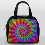 Psychedelic Rainbow Spiral Classic Handbag (One Side)