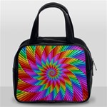 Psychedelic Rainbow Spiral Classic Handbag (Two Sides)