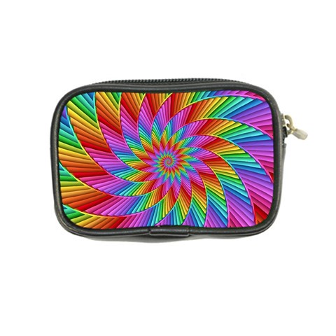 Psychedelic Rainbow Spiral Coin Purse from ArtsNow.com Back