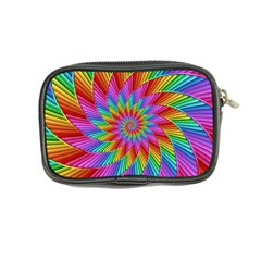 Psychedelic Rainbow Spiral Coin Purse from ArtsNow.com Back