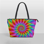 Psychedelic Rainbow Spiral Classic Shoulder Handbag