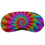 Psychedelic Rainbow Spiral Sleeping Mask