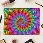 Psychedelic Rainbow Spiral Cosmetic Bag (XL)