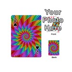 Psychedelic Rainbow Spiral Playing Cards 54 (Mini)