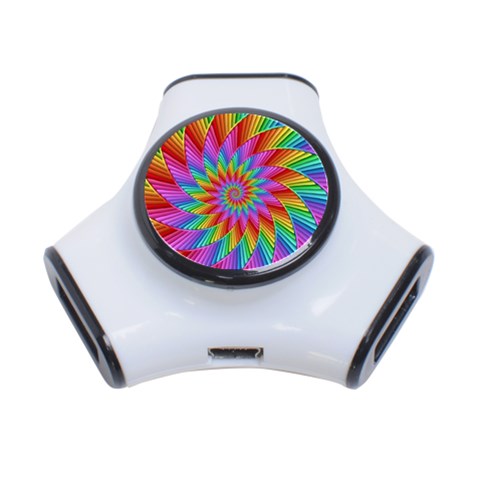 Psychedelic Rainbow Spiral 3 Front