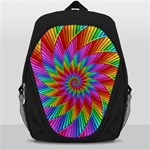 Psychedelic Rainbow Spiral Backpack Bag