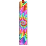 Psychedelic Rainbow Spiral Large Book Mark